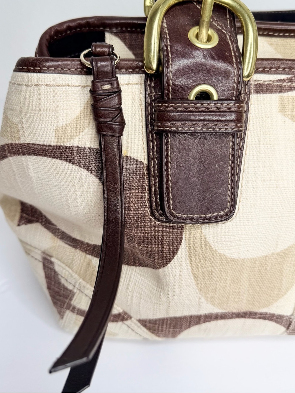 Coach vintage Y2K Soho Monogram canvas shoulder bag - Picture 4 of 13